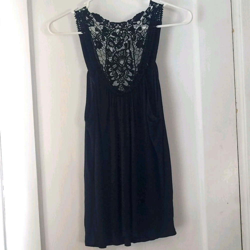 Express Tank with Knit Back